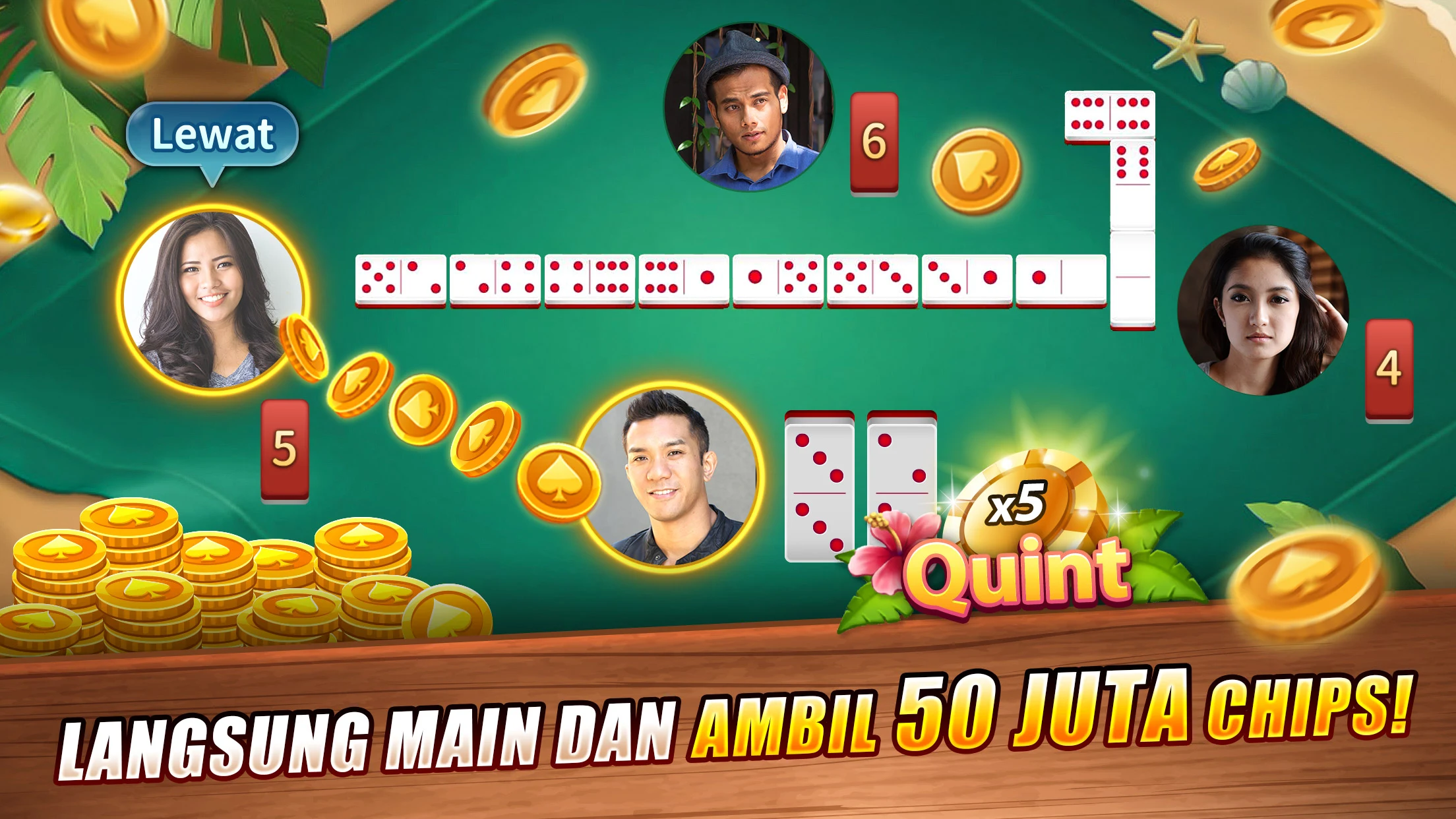 LUXY Domino Gaple QiuQiu Poker screenshot