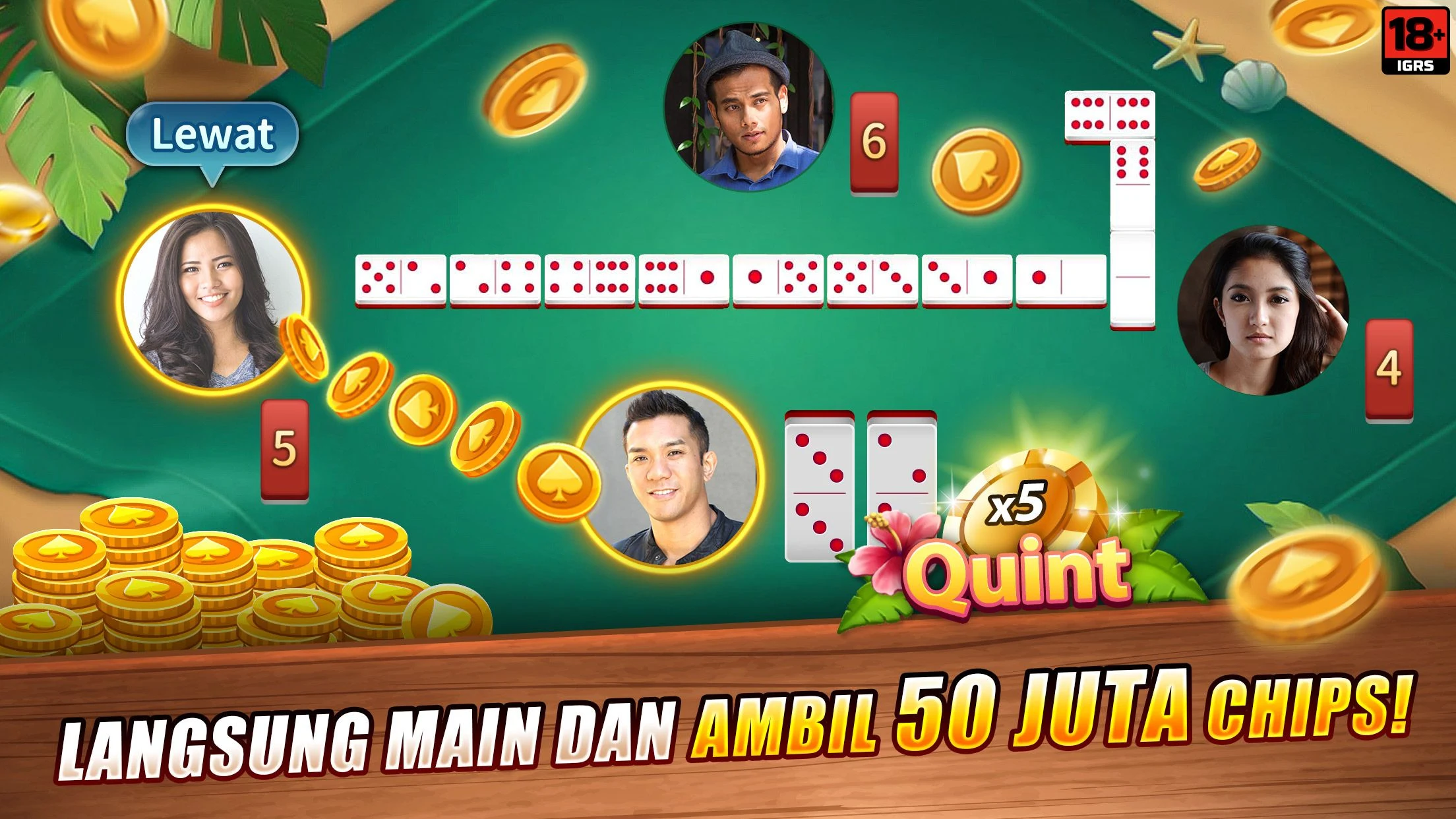 LUXY Domino Gaple QiuQiu Poker screenshot